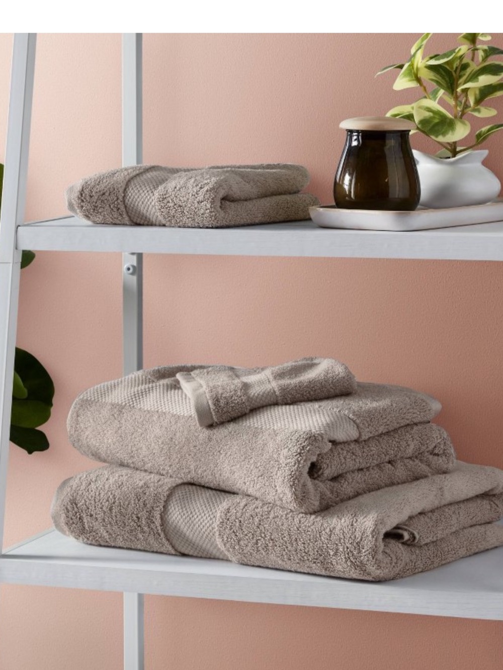2 Oversized Performance Plus Bath Towel Light Gray - Threshold™: 100% Cotton,